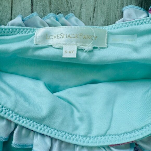 LoveShackFancy Girls Bikini Floral sz.5-6Y - Picture 3 of 3